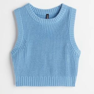HM Cropped Sweater Vest